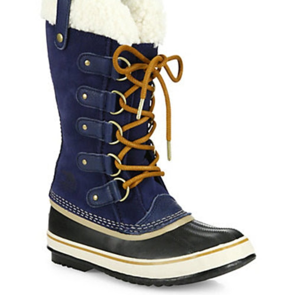 Joan of Arctic Suede&Shearling Winter Sorel Boots